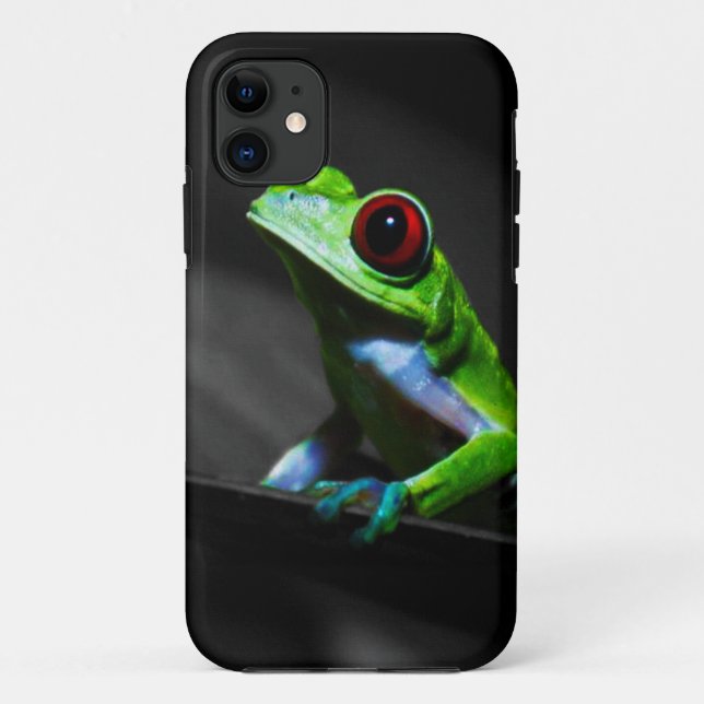 Roter mit Augen Baum-Frosch III Case-Mate iPhone Hülle (Rückseite)
