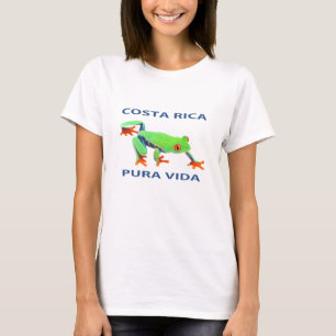 Roter mit Augen Baumfrosch Costa Rica Vida T-Shirt
