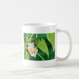 roter mit Augen Baumfrosch Kaffeetasse