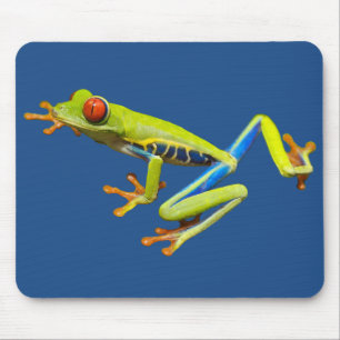 Roter mit Augen Baumfrosch Mousepad
