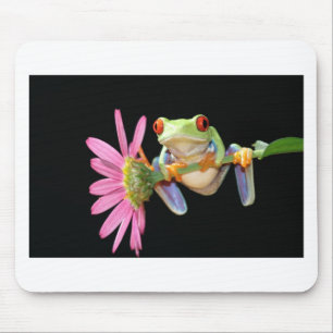 roter mit Augen Baumfrosch Mousepad