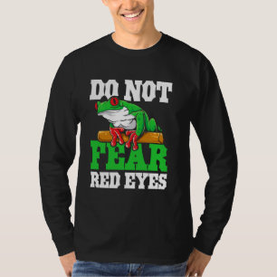Roter Mit Augen Baumfrosch Regenwald Amphibien T-Shirt