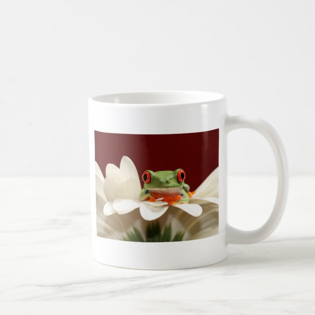 roter mit Augen Baumfrosch Tasse (Rechts)