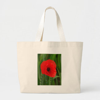 Roter Mohn Jumbo Stoffbeutel