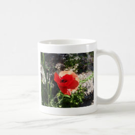 Roter Mohn Tasse