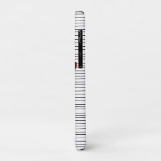 Roter Mohngestreif schwarz-weiß Case-Mate iPhone Hülle