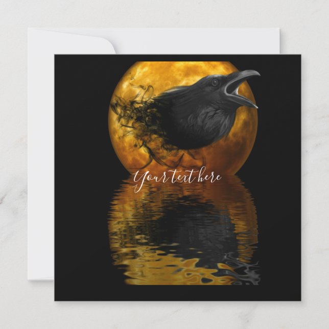 Roter Mond Einladung (Vorderseite)