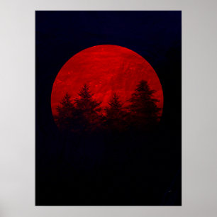 Roter Mond Poster