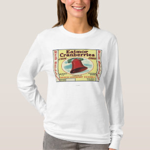 Roter Moosbeermarken-Aufkleber Bell Eatmor T-Shirt