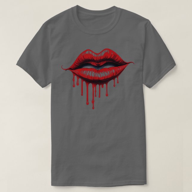 Roter Mund T-Shirt (Design vorne)