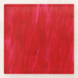 Roter nahtloser Hintergrund abstrakt und Glasuntersetzer