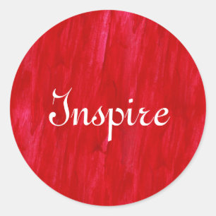 Roter nahtloser Hintergrund abstrakt und Runder Aufkleber