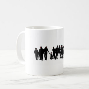 Roter Nasen-Tagesentwurf Kaffeetasse