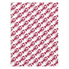 Roter nautischhummer tischdecke