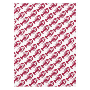 Roter nautischhummer tischdecke
