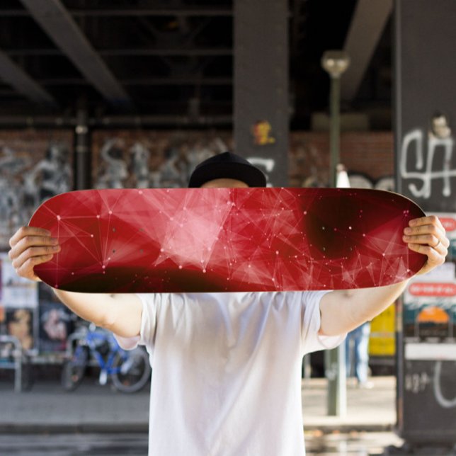 Roter Nebel Skateboard | Cosmic Space Skateboard (Von Creator hochgeladen)