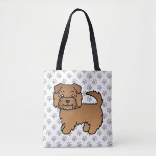 Roter Norfolk Terrier Cartoon Hund & Pfoten