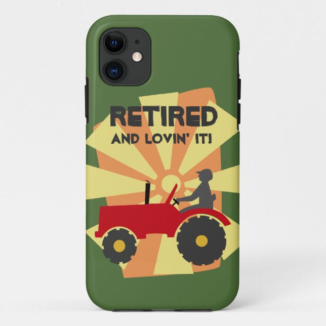Roter oder grüner Traktor irgendeine Art Case-Mate iPhone Hülle (Rückseite)