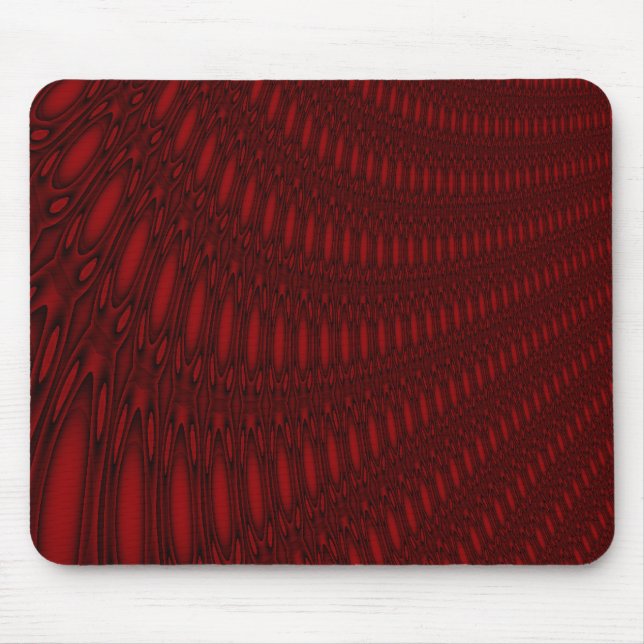 Roter Oktopus Tentacles Mousepad (Vorne)