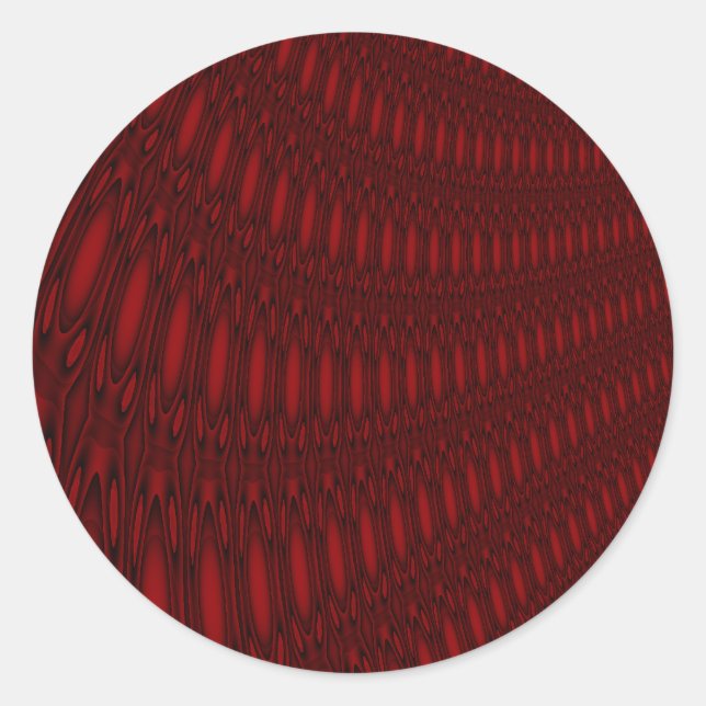 Roter Oktopus Tentacles Stickers (Vorderseite)