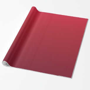 Roter Ombre-Kaffe-Weihnachtsbecher-Stil Geschenkpapier