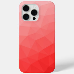 Roter Ombre-Verlaufs-Geometrie-Netzmuster Case-Mate iPhone Hülle