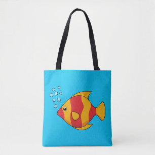 Roter Orange Tropischer Fisch