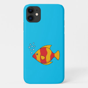 Roter Orange Tropischer Fisch Case-Mate iPhone Hülle