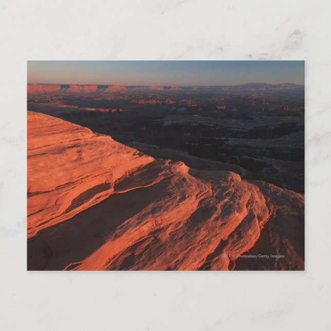 Roter Orangenstein in Utah Postkarte (Vorderseite)