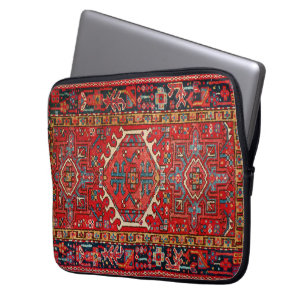 Roter Orientalischer Rug Laptopschutzhülle