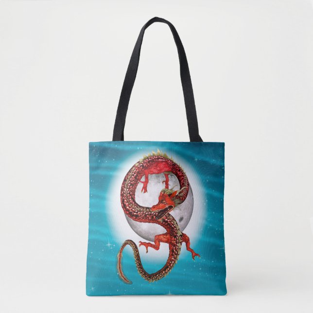 Roter Ostdrache - Mythische Fantasiewesen (Vorderseite)