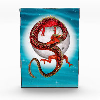 Roter Ostdrache - Mythische Fantasiewesen