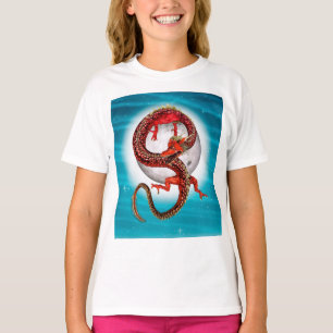 Roter Ostdrache - Mythische Fantasiewesen T-Shirt