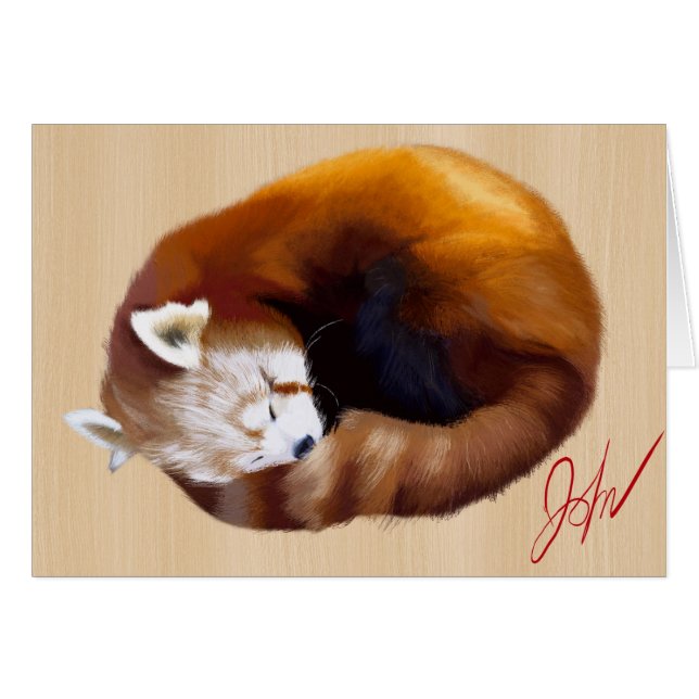 roter Panda (Vorderseite (Horizontal))