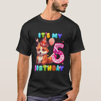 Roter Panda 5. Ich bin 5 T-Shirt
