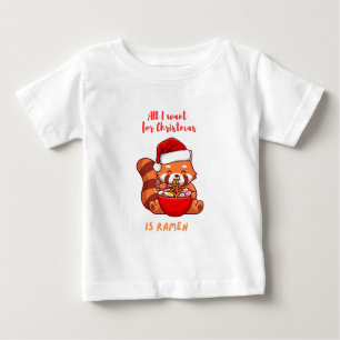 Roter Panda: Alles, was ich zu Weihnachten wollte, Baby T-shirt