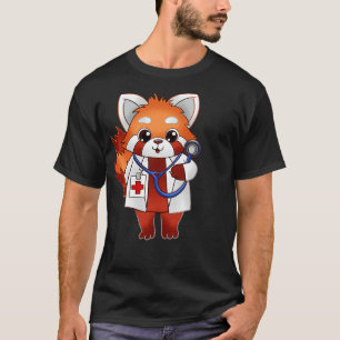 Roter Panda-Arzt T-Shirt