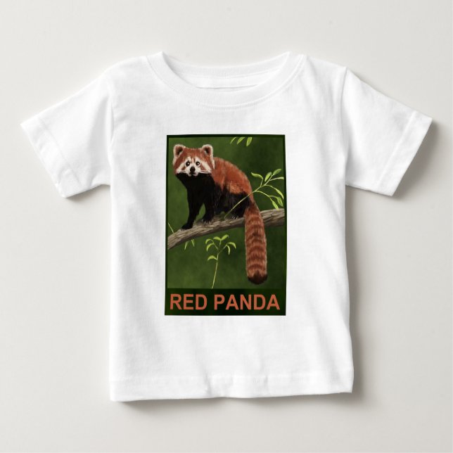 Roter Panda Baby T-shirt (Vorderseite)