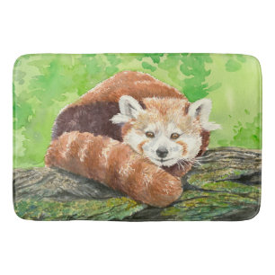 Roter Panda Badematte