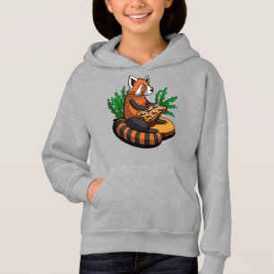 Roter Panda-Bärn-Sushi-Liebhaber-Tier Hoodie