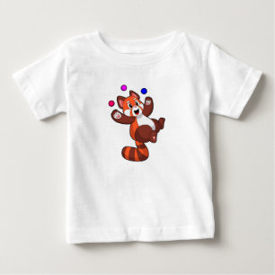 Roter Panda beim Juggle Circus.PNG Baby T-shirt