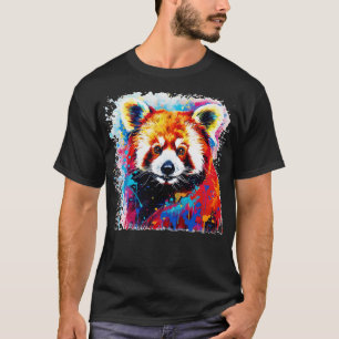 Roter Panda Bunt T-Shirt