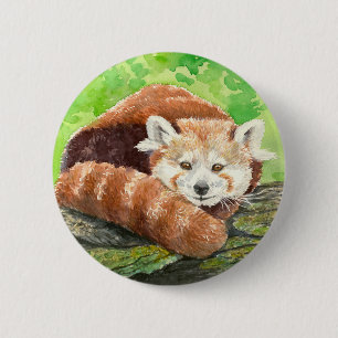 Roter Panda Button