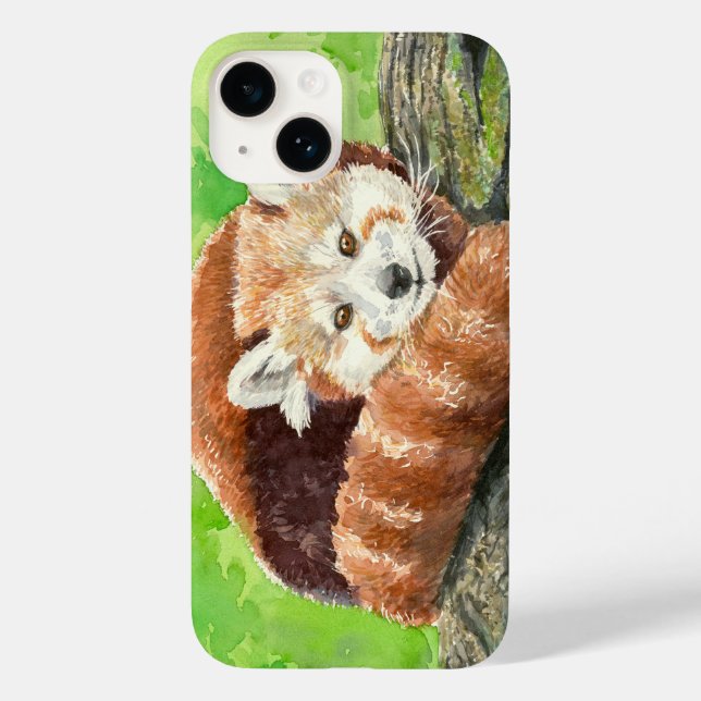 Roter Panda Case-Mate iPhone Hülle (Rückseite)