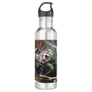Roter Panda Edelstahlflasche