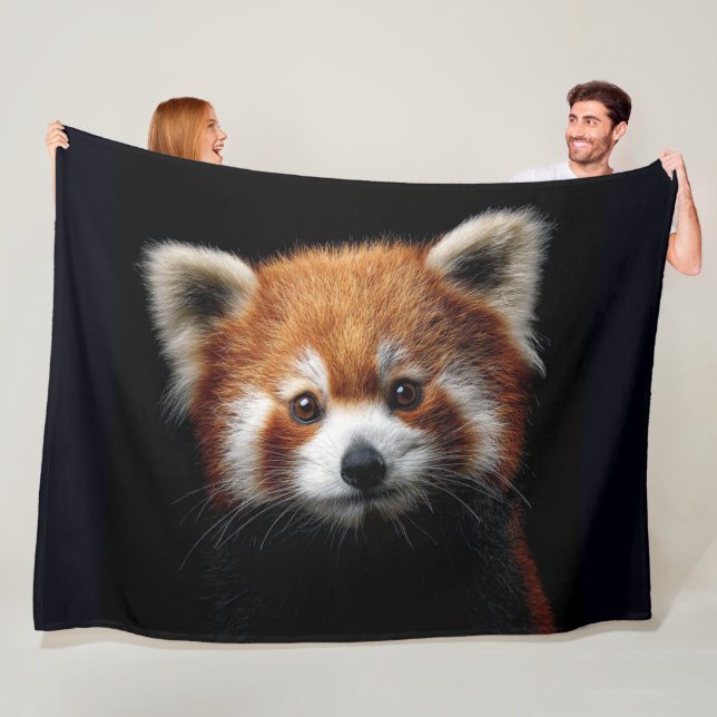 Roter Panda Fleecedecke (Beispiel)