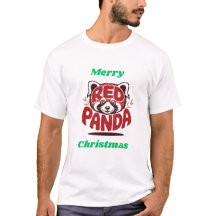 Roter Panda Frohe Weihnachten