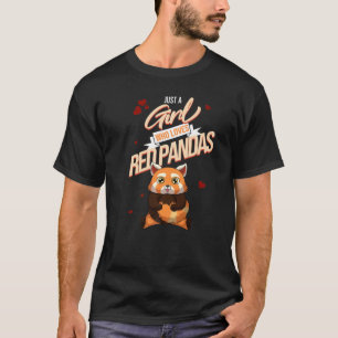 Roter Panda für Coole tierische Whispermädchen T-Shirt