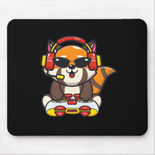 Roter Panda Gamer Lustiger Roter Pandas Tierliebha Mousepad