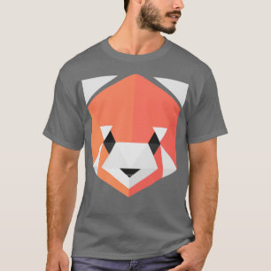 Roter Panda-Gelb T-Shirt
